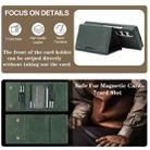 For Samsung Galaxy Z Fold6 Kalebol Strong Magnetic MagSafe Tri-Fold Wallet Side Sticker Leather Phone Case(Green) - 5