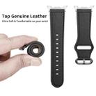 For Samsung Galaxy Watch8 / Watch8 Classic Classic Buckle Genuine Leather Watch Band(Black) - 3