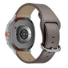 For Samsung Galaxy Watch8 / Watch8 Classic Classic Buckle Genuine Leather Watch Band(Cocoa Color) - 2