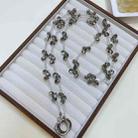 Drop Crystal Crosses The Phone Chain(Gray) - 1