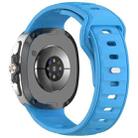 For Samsung Galaxy Watch8 / Watch8 Classic Reverse Buckle Single Color Silicone Watch Band(Sky Blue) - 2
