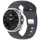 For Samsung Galaxy Watch8 / Watch8 Classic Reverse Buckle Single Color Silicone Watch Band(Gray) - 1