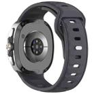 For Samsung Galaxy Watch8 / Watch8 Classic Reverse Buckle Single Color Silicone Watch Band(Gray) - 2