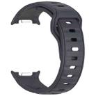 For Samsung Galaxy Watch8 / Watch8 Classic Reverse Buckle Single Color Silicone Watch Band(Gray) - 3