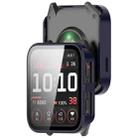 For Garmin Venu X1 Tempered Film Integrated PC Watch Protective Cover(Ink Blue) - 2