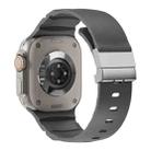 For Apple Watch 46mm / 49mm / 45mm / 44mm Magnetic Clasp Silicone Watch Band(Gray) - 1