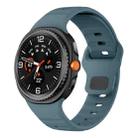 For Samsung Galaxy Watch8 / Watch8 Classic Wave Reverse Buckle Silicone Watch Band(Ocean Blue) - 1
