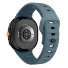 For Samsung Galaxy Watch8 / Watch8 Classic Wave Reverse Buckle Silicone Watch Band(Ocean Blue) - 2
