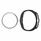 For Samsung Galaxy Watch8 Classic 46mm ENKAY Hat-Prince  2 in 1 Solid Color PC Watch Cover with Full Coverage PMMA Soft Film(Black) - 1