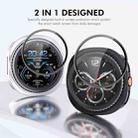 For Samsung Galaxy Watch8 Classic 46mm ENKAY Hat-Prince  2 in 1 Solid Color PC Watch Cover with Full Coverage PMMA Soft Film(Transparent) - 3