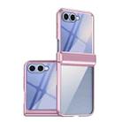 For Samsung Galaxy Z Flip7 5G Cold Ice Foldable Shockproof Phone Case(Pink) - 1