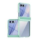 For Samsung Galaxy Z Flip7 5G Cold Ice Foldable Shockproof Phone Case(Green) - 1