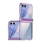 For Samsung Galaxy Z Flip7 5G Cold Ice Foldable Shockproof Phone Case(Purple) - 1