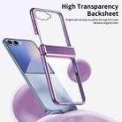 For Samsung Galaxy Z Flip7 5G Cold Ice Foldable Shockproof Phone Case(Purple) - 2