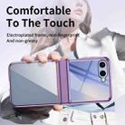 For Samsung Galaxy Z Flip7 5G Cold Ice Foldable Shockproof Phone Case(Purple) - 3