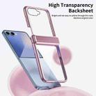 For Samsung Galaxy Z Flip7 FE  5G Cold Ice Foldable Shockproof Phone Case(Pink) - 2