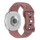 For Samsung Galaxy Watch8 / Watch8 Classic Concave Leopard Butterfly Buckle Silicone Watch Band(Purple Mist) - 2