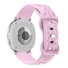 For Samsung Galaxy Watch8 / Watch8 Classic Concave Leopard Butterfly Buckle Silicone Watch Band(Purple) - 2