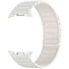 For Samsung Galaxy Watch8 / Watch8 Classic Tri-beads Magnetic Silicone Watch Band(Starlight) - 3