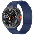 For Samsung Galaxy Watch8 / Watch8 Classic Tri-beads Magnetic Silicone Watch Band(Midnight Blue) - 1