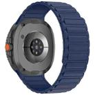 For Samsung Galaxy Watch8 / Watch8 Classic Tri-beads Magnetic Silicone Watch Band(Midnight Blue) - 2