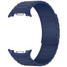 For Samsung Galaxy Watch8 / Watch8 Classic Tri-beads Magnetic Silicone Watch Band(Midnight Blue) - 3