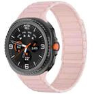 For Samsung Galaxy Watch8 / Watch8 Classic Tri-beads Magnetic Silicone Watch Band(Pink) - 1
