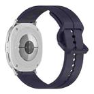 For Samsung Galaxy Watch8 / Watch8 Classic Colorful Buckle Grooved Silicone Watch Band(Navy Blue) - 2