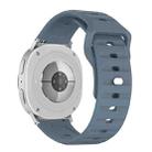 For Samsung Galaxy Watch8 / Watch8 Classic Wave Texture Stud Buckle Silicone Watch Band(Navy Blue) - 2