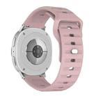For Samsung Galaxy Watch8 / Watch8 Classic Wave Texture Stud Buckle Silicone Watch Band(Rose Pink) - 2