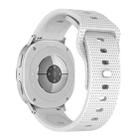 For Samsung Galaxy Watch8 / Watch8 Classic Round Dots Stud Buckle Silicone Watch Band(White) - 2