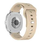 For Samsung Galaxy Watch8 / Watch8 Classic Round Dots Stud Buckle Silicone Watch Band(Beige) - 2