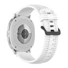 For Samsung Galaxy Watch8 / Watch8 Classic Tire Texture Silicone Watch Band(White) - 2