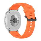 For Samsung Galaxy Watch8 / Watch8 Classic Tire Texture Silicone Watch Band(Orange) - 2
