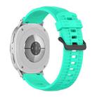 For Samsung Galaxy Watch8 / Watch8 Classic Tire Texture Silicone Watch Band(Teal Blue) - 2