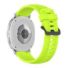 For Samsung Galaxy Watch8 / Watch8 Classic Tire Texture Silicone Watch Band(Lime) - 2