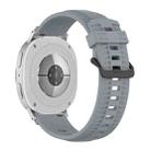 For Samsung Galaxy Watch8 / Watch8 Classic Tire Texture Silicone Watch Band(Gray) - 2