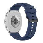 For Samsung Galaxy Watch8 / Watch8 Classic Tire Texture Silicone Watch Band(Navy Blue) - 2