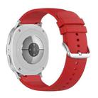 For Samsung Galaxy Watch8 / Watch8 Classic Round Tail Silicone Watch Band(Red) - 2