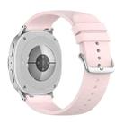 For Samsung Galaxy Watch8 / Watch8 Classic Round Tail Silicone Watch Band(Light Pink) - 2