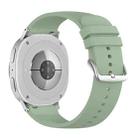 For Samsung Galaxy Watch8 / Watch8 Classic Round Tail Silicone Watch Band(Ice Green) - 2