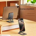 T2 Foldable Adjust Height Aluminum Alloy Desktop Phone Tablet Holder - 3