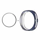 For Samsung Galaxy Watch8 Classic 46mm ENKAY Hat-Prince 2 in 1 Electroplated Soft TPU Cover with Full Coverage PMMA Soft Film(Dark Blue) - 1