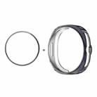 For Samsung Galaxy Watch8 Classic 46mm ENKAY Hat-Prince 2 in 1 Electroplated Soft TPU Cover with Full Coverage PMMA Soft Film(Gunmetal Gray) - 1