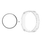 For Samsung Galaxy Watch8 Classic 46mm ENKAY Hat-Prince 2 in 1 Electroplated Soft TPU Cover with Full Coverage PMMA Soft Film(Transparent) - 1