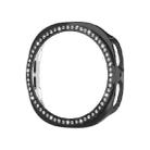 For Samsung Galaxy Watch8 40mm ENKAY Hat-Prince Diamond PC Watch Cover with Full Coverage PMMA Soft Film(Black) - 2