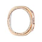 For Samsung Galaxy Watch8 40mm ENKAY Hat-Prince Diamond PC Watch Cover with Full Coverage PMMA Soft Film(Rose Gold) - 2