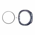 For Samsung Galaxy Watch8 44mm ENKAY Hat-Prince Diamond PC Watch Cover with Full Coverage PMMA Soft Film(Dark Blue) - 1