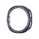 For Samsung Galaxy Watch8 44mm ENKAY Hat-Prince Diamond PC Watch Cover with Full Coverage PMMA Soft Film(Dark Blue) - 2