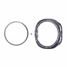 For Samsung Galaxy Watch8 44mm ENKAY Hat-Prince Diamond PC Watch Cover with Full Coverage PMMA Soft Film(Gunmetal Gray) - 1